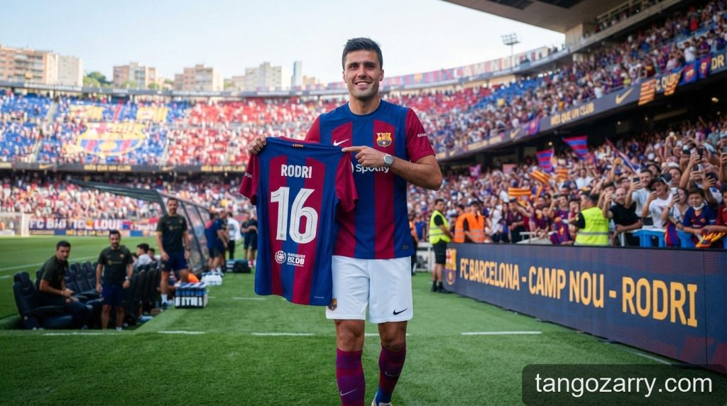 Rodri cập bến Barcelona: Bản hợp đồng bom tấn khép lại mùa hè chuyển nhượng 2026